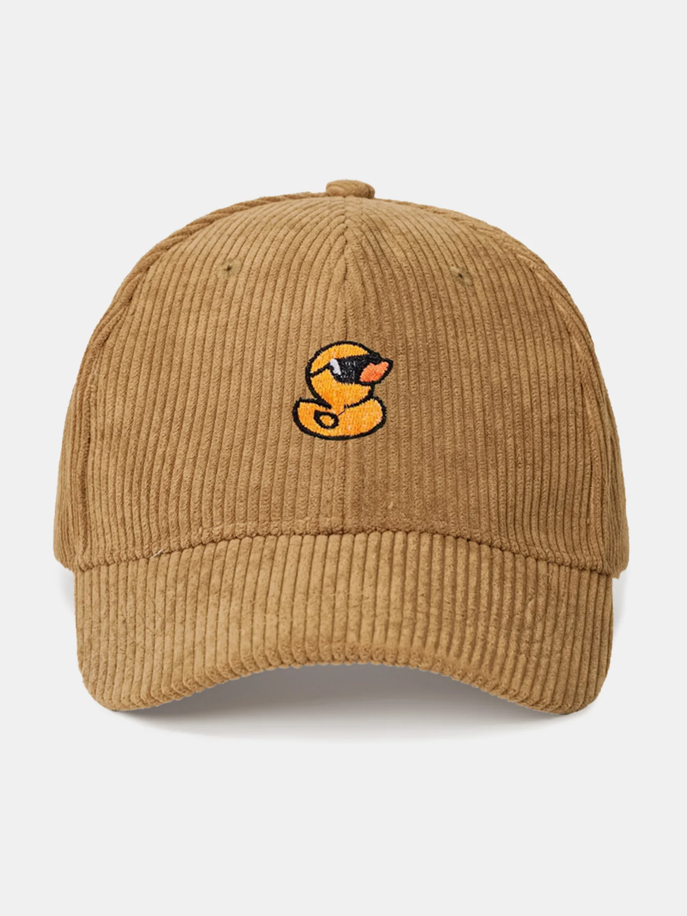 Baseballkappe aus Cord mit gestickter Ente - Image 8