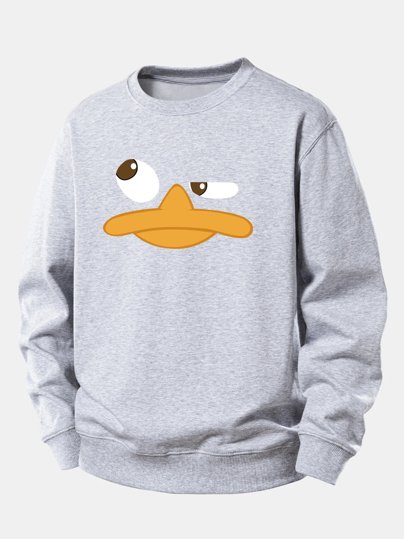 Duck Print Relax Fit Sweatshirt - Image 4