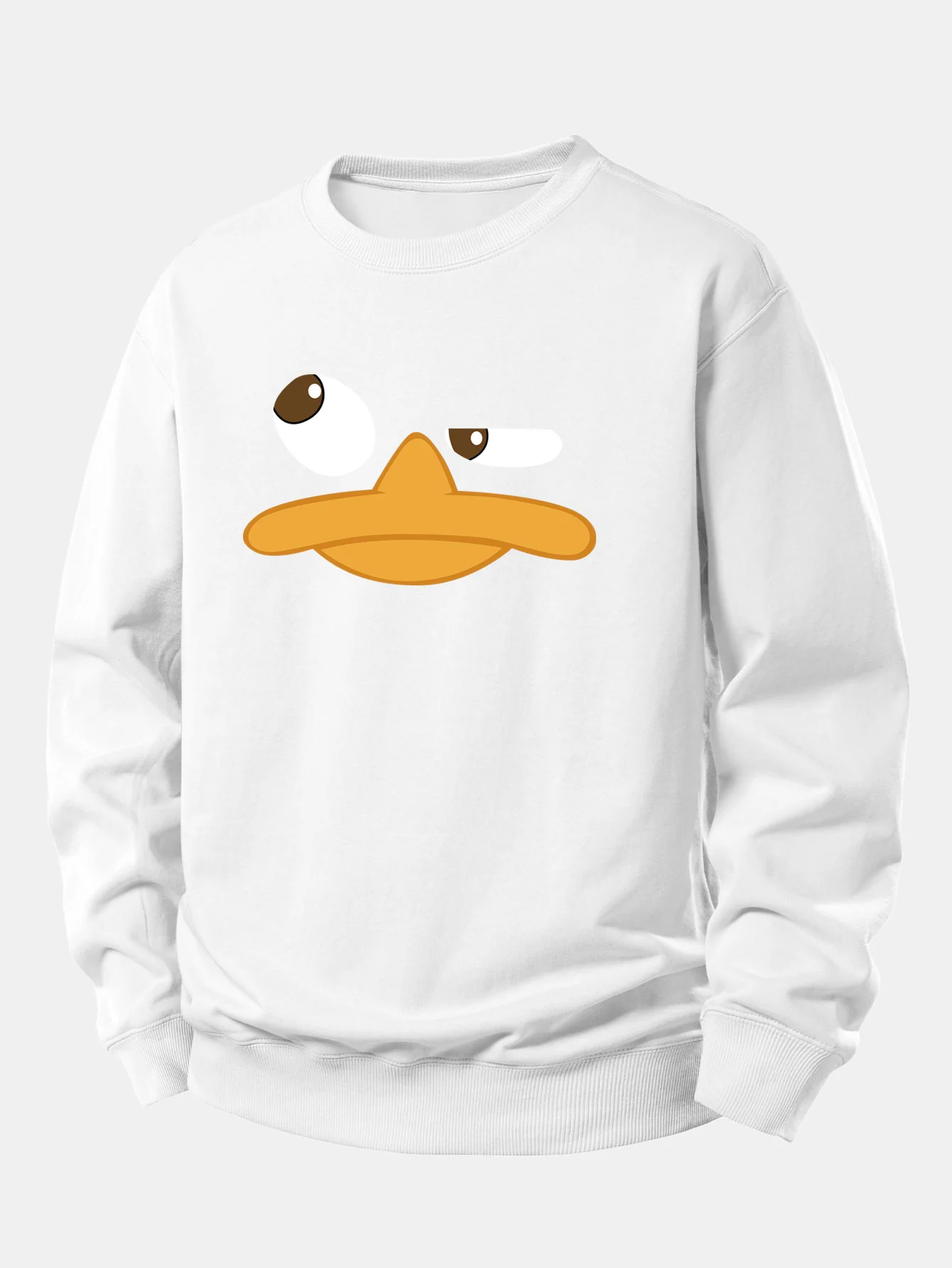 Duck Print Relax Fit Sweatshirt - Image 5