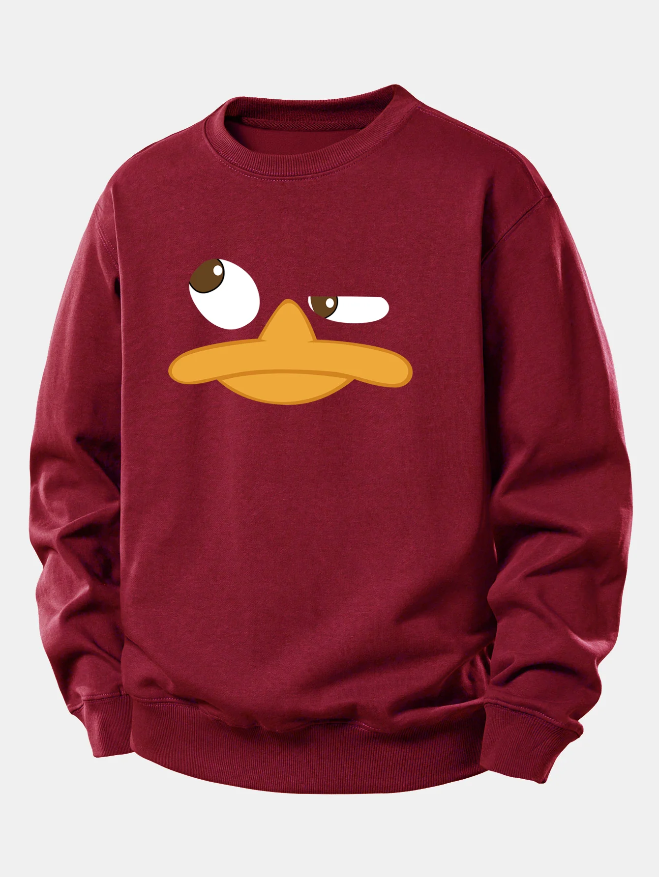 Duck Print Relax Fit Sweatshirt - Image 7