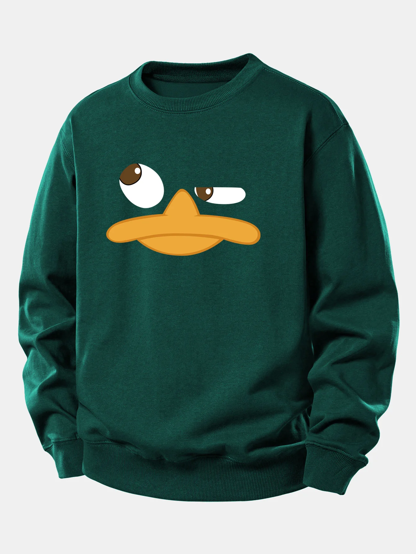 Duck Print Relax Fit Sweatshirt - Image 9