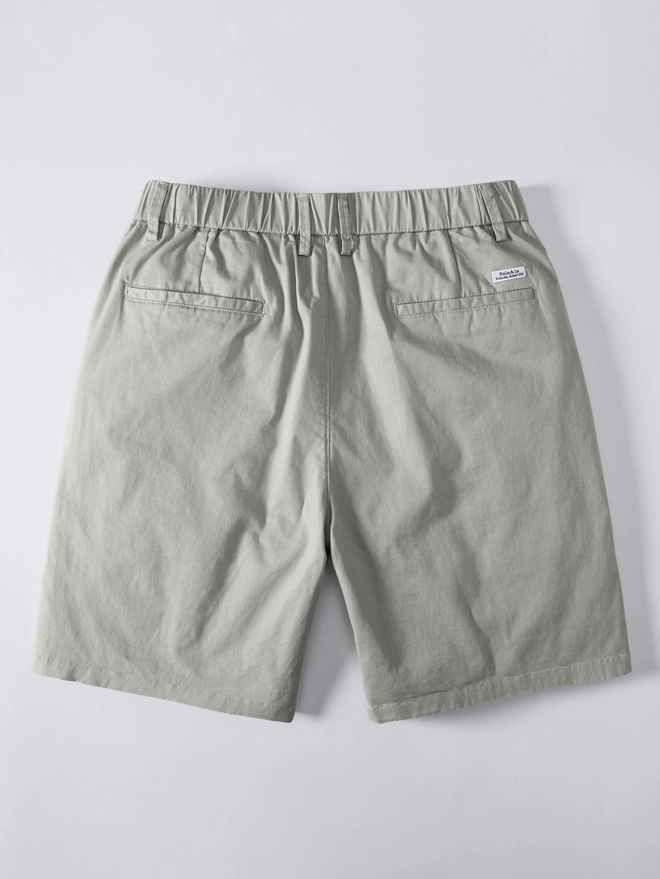 Elastic Waist Chino Shorts - Image 12