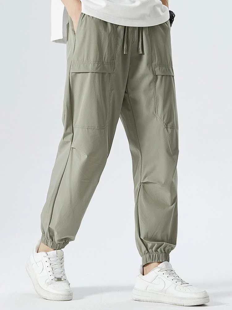 Elastische Taillen-Parachute-Cargohose - Image 3