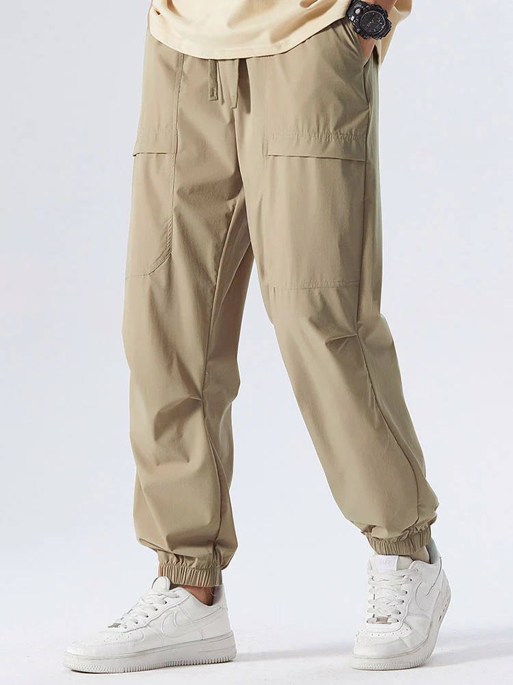 Elastische Taillen-Parachute-Cargohose - Image 4
