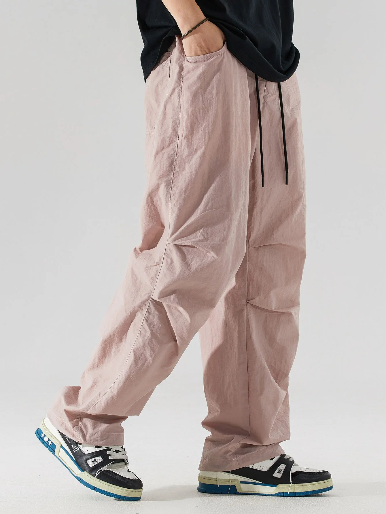 Elastische Taillen-Parachute-Hosen - Image 10