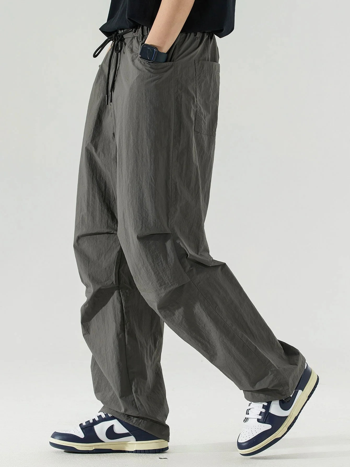 Elastische Taillen-Parachute-Hosen - Image 14