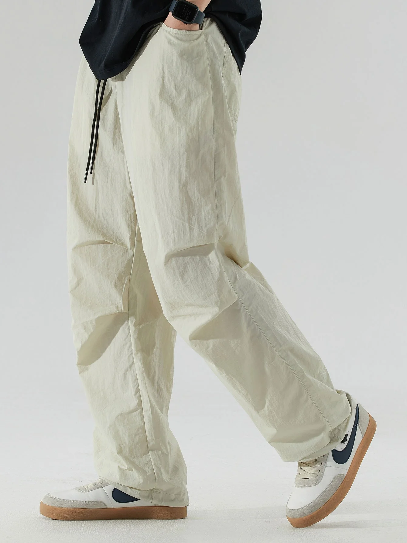 Elastische Taillen-Parachute-Hosen - Image 3