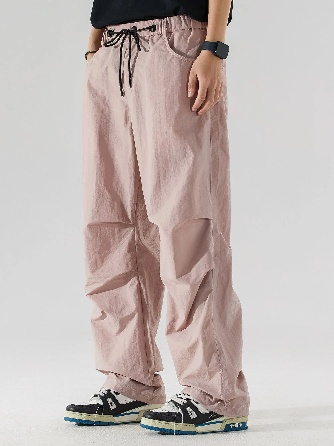 Elastische Taillen-Parachute-Hosen - Image 8
