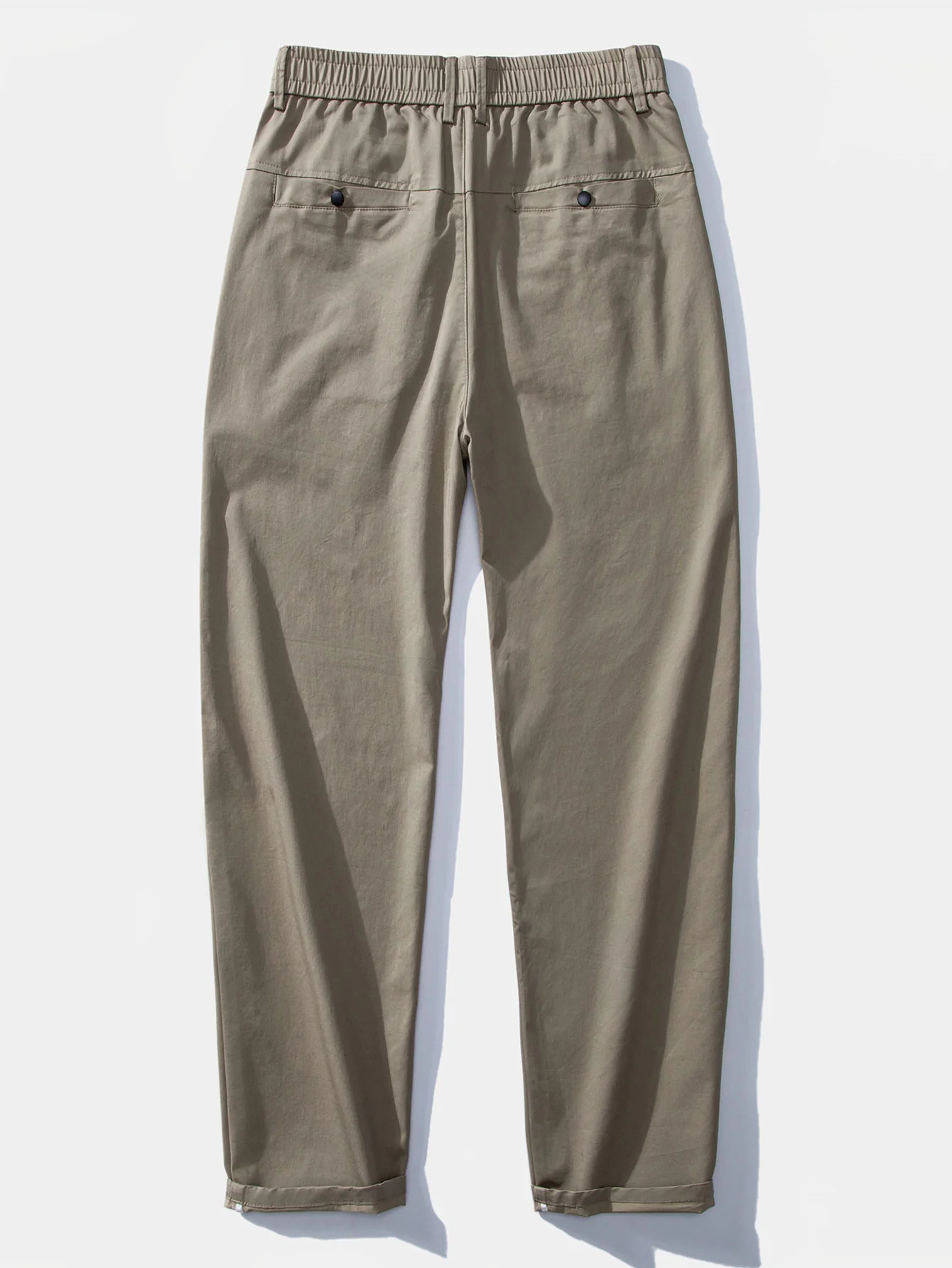 Elastische Taille Gerade Bein Hose - Image 4