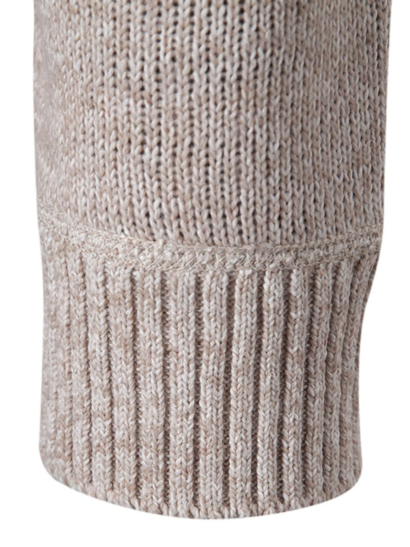 Elch Druck Viertel Reißverschluss Pullover - Image 7