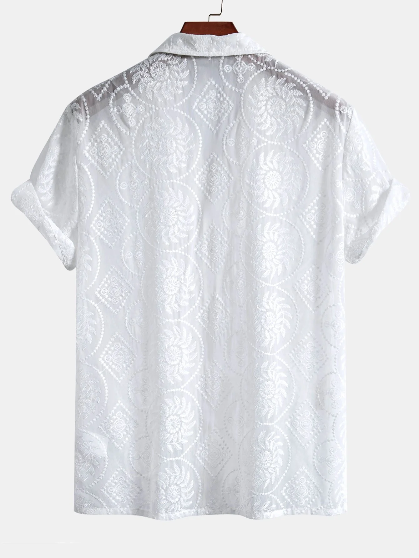 Bestickte Blumen-Cuban-Shirt - Image 2