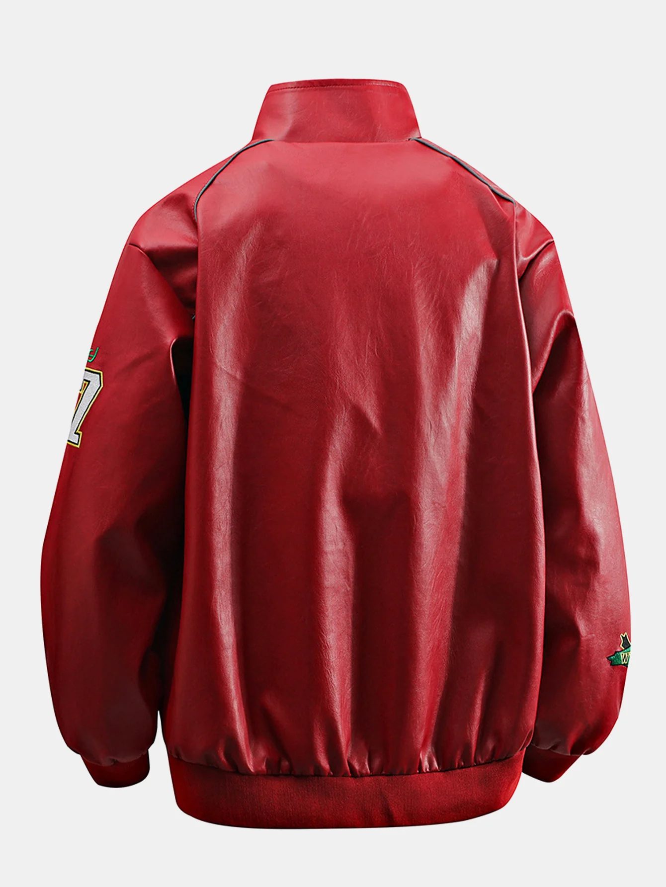 Bestickte Rennlederjacke - Image 6
