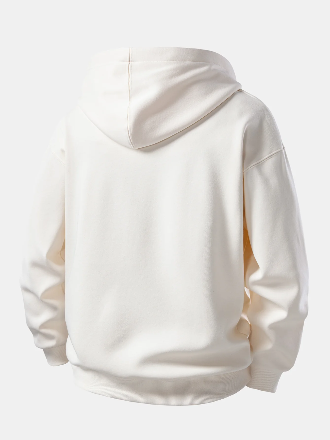 Heart Print Zip-Up Hoodie - Image 10