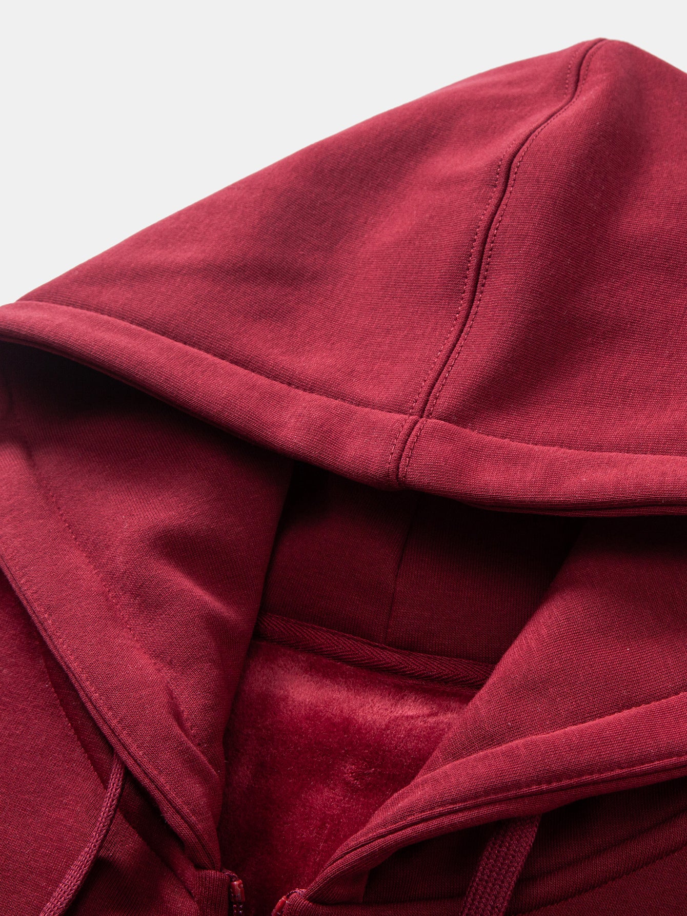 Heart Print Zip-Up Hoodie - Image 13