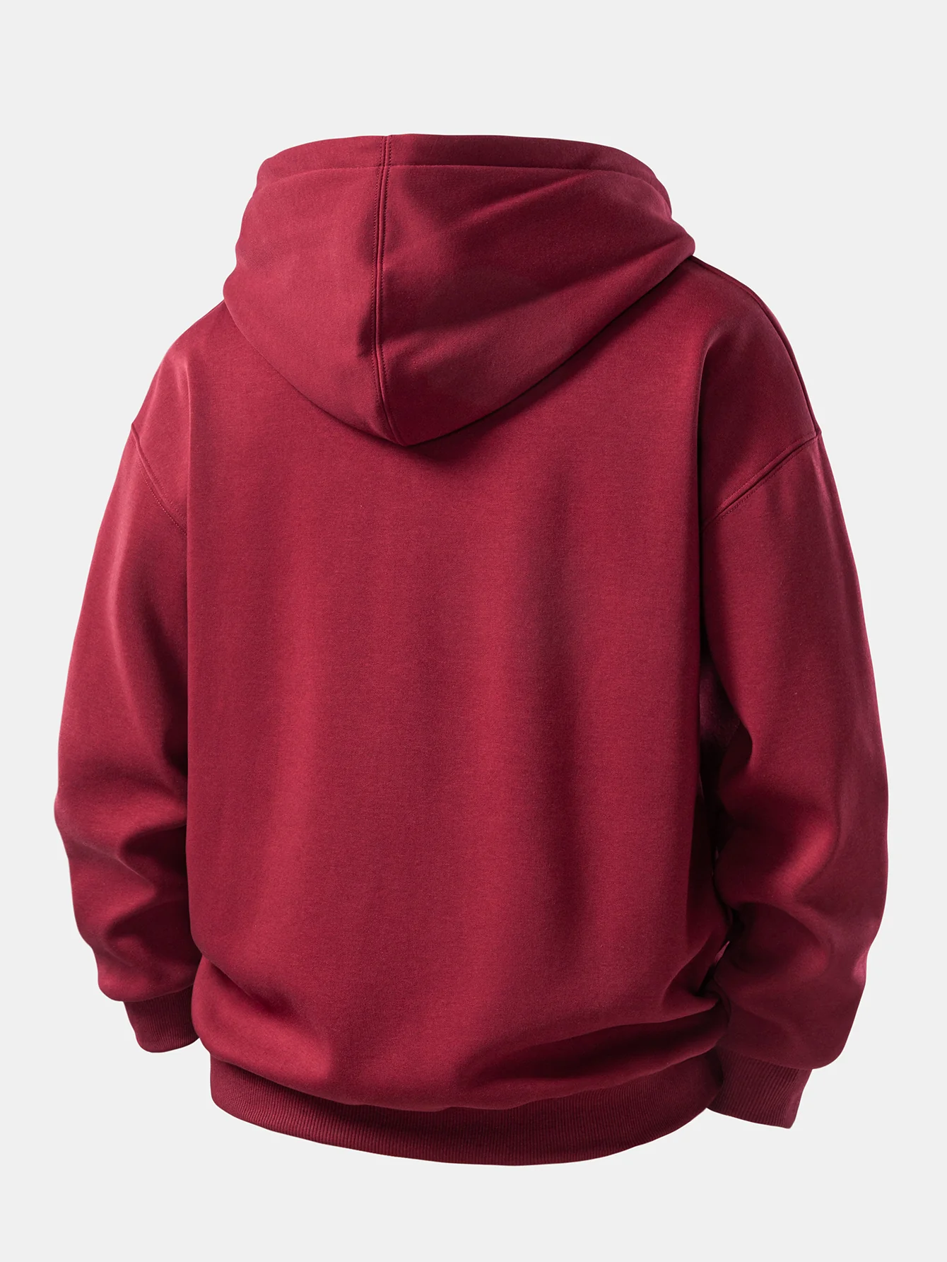 Heart Print Zip-Up Hoodie - Image 2