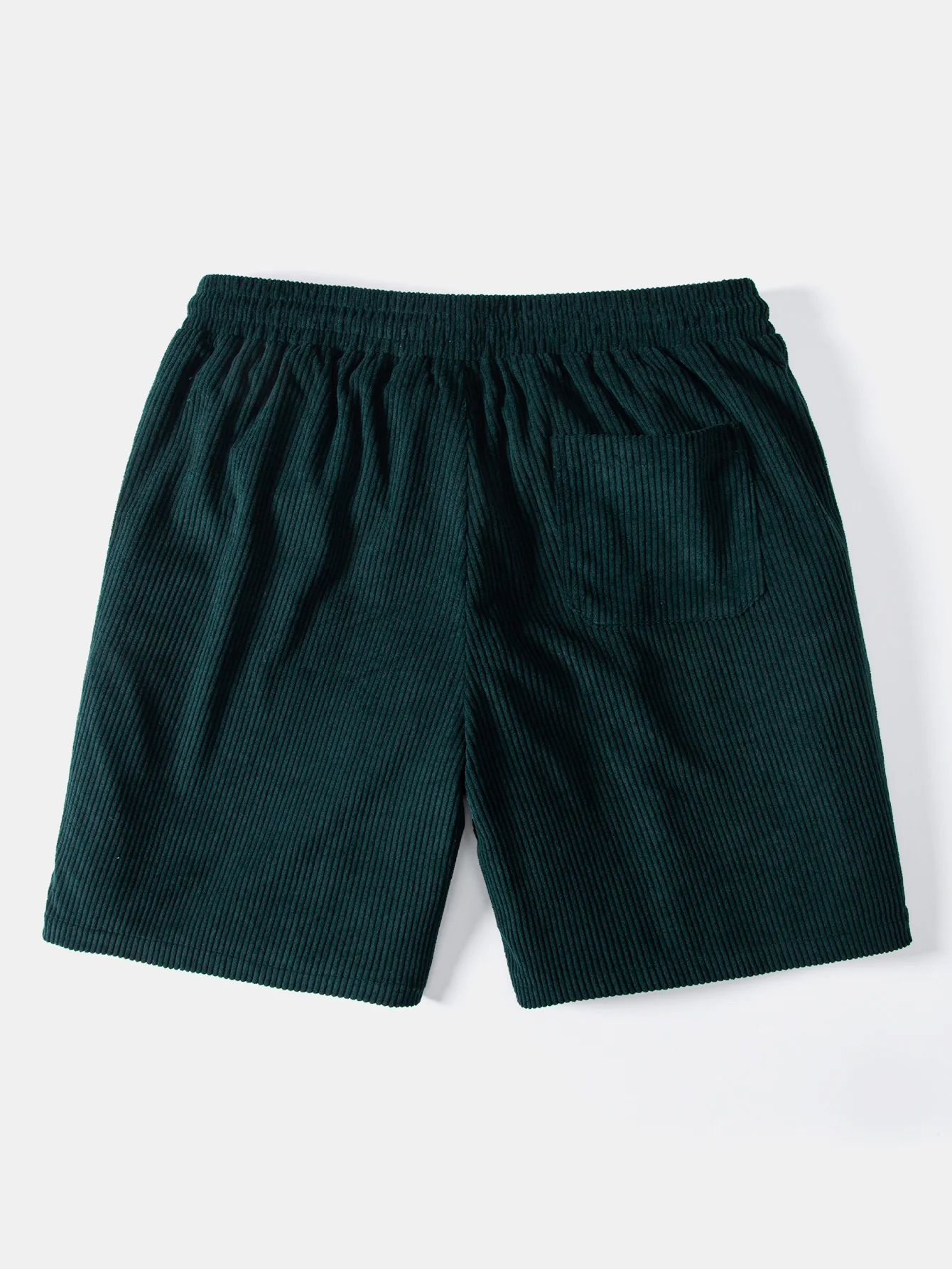 Ethnic Geometric Jacquard Patchwork Corduroy Shorts - Image 4