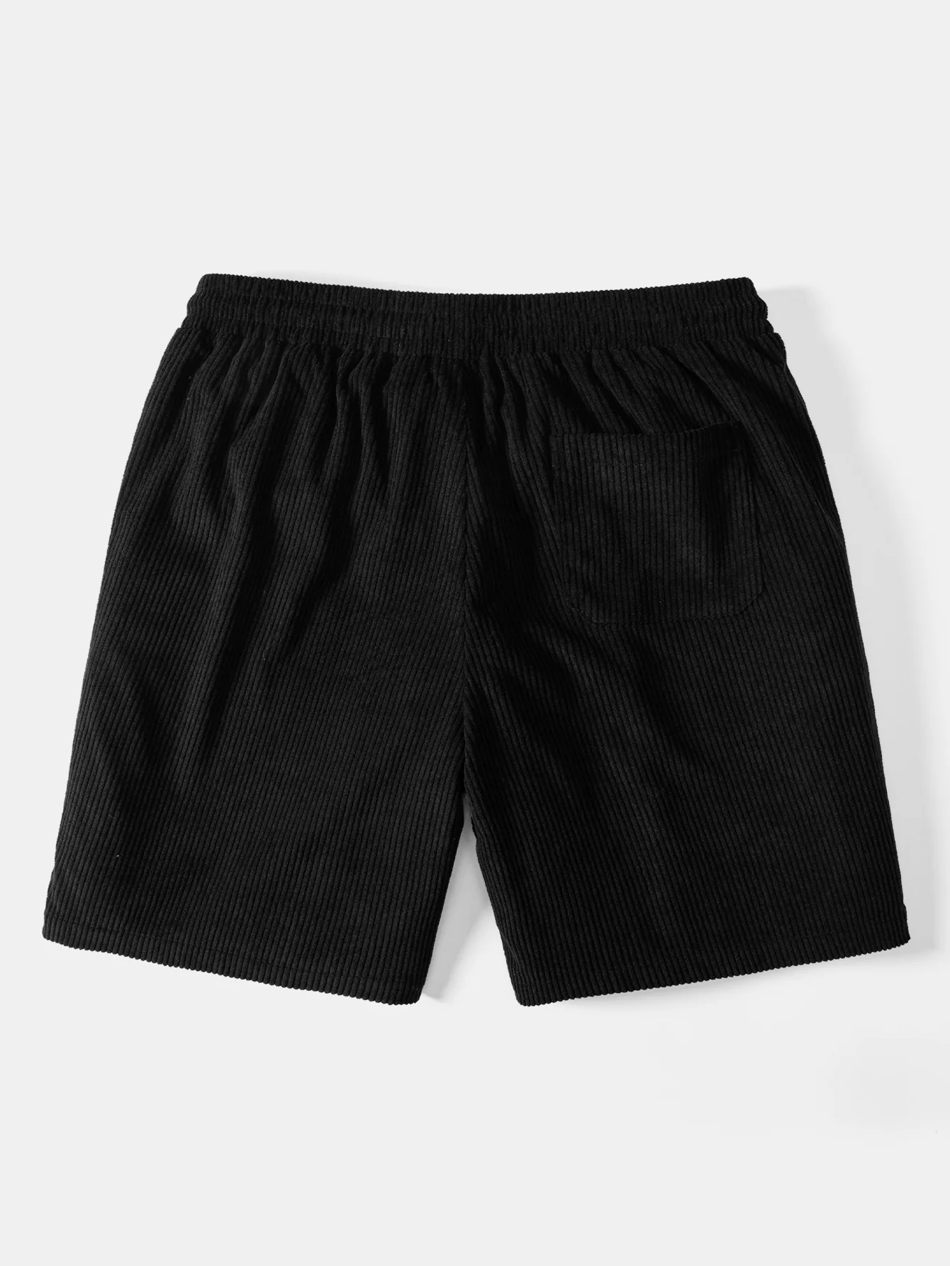 Ethnic Geometric Jacquard Patchwork Corduroy Shorts - Image 6