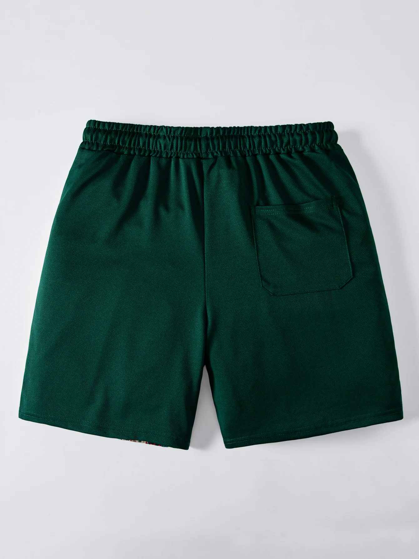 Ethnic Geometric Jacquard Patchwork 8" Shorts - Image 2