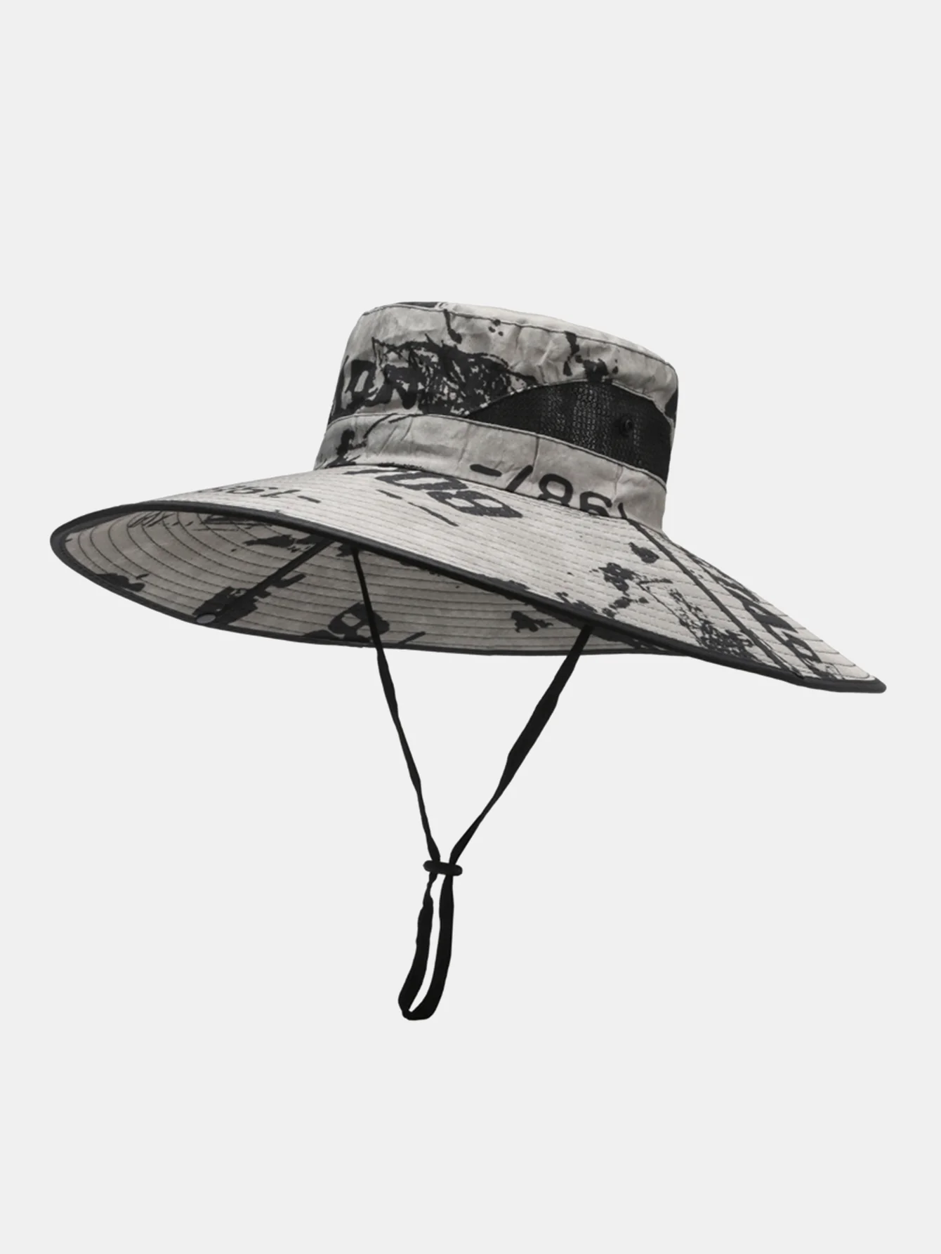 Extra-Wide Brim Breathable Bucket Hat Ideal For Outdoor Activities - Image 2