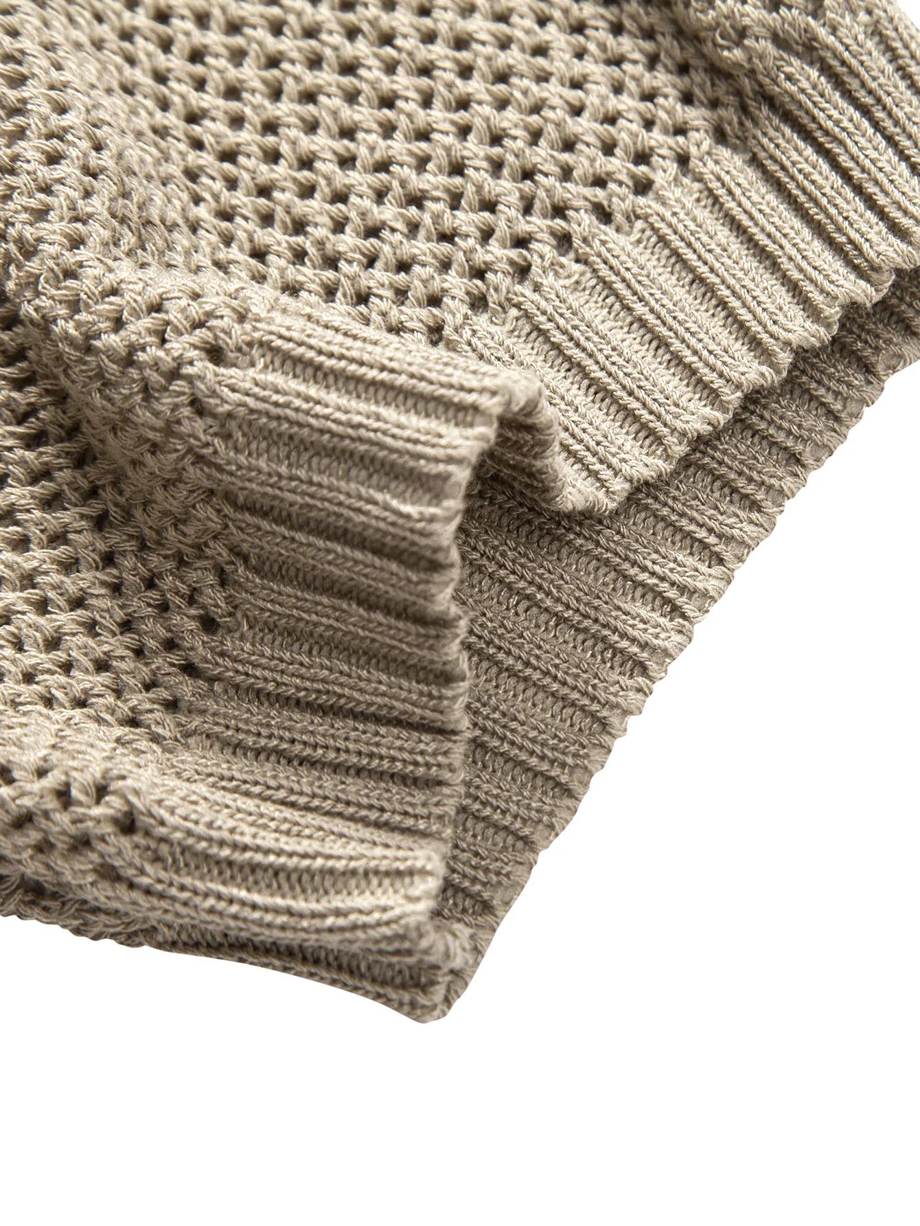 Eyelet Zip Up Strick-Poloshirts-Shirt - Image 14