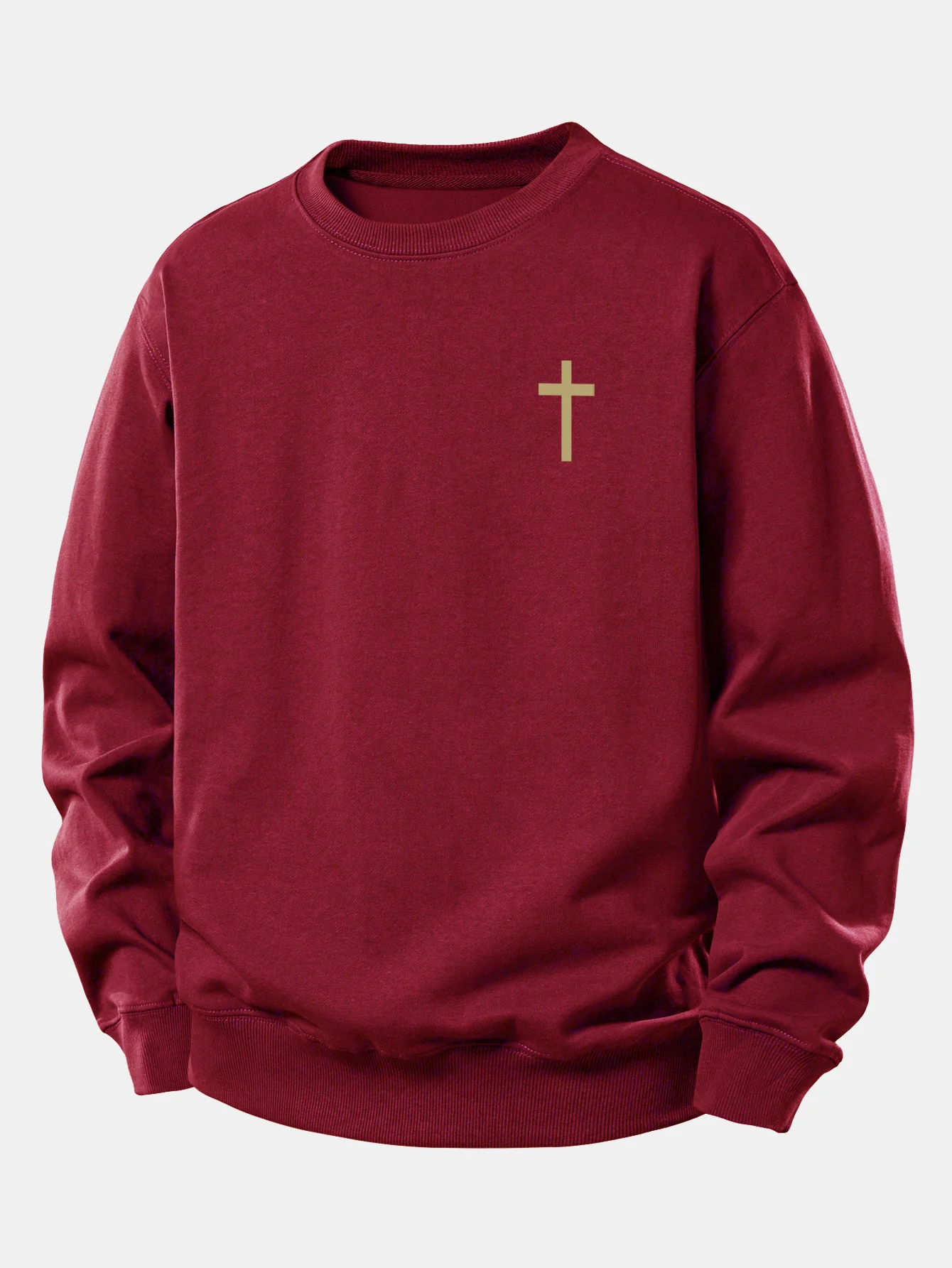 Faith Over Fear Print Relax Fit Sweatshirt - Image 14