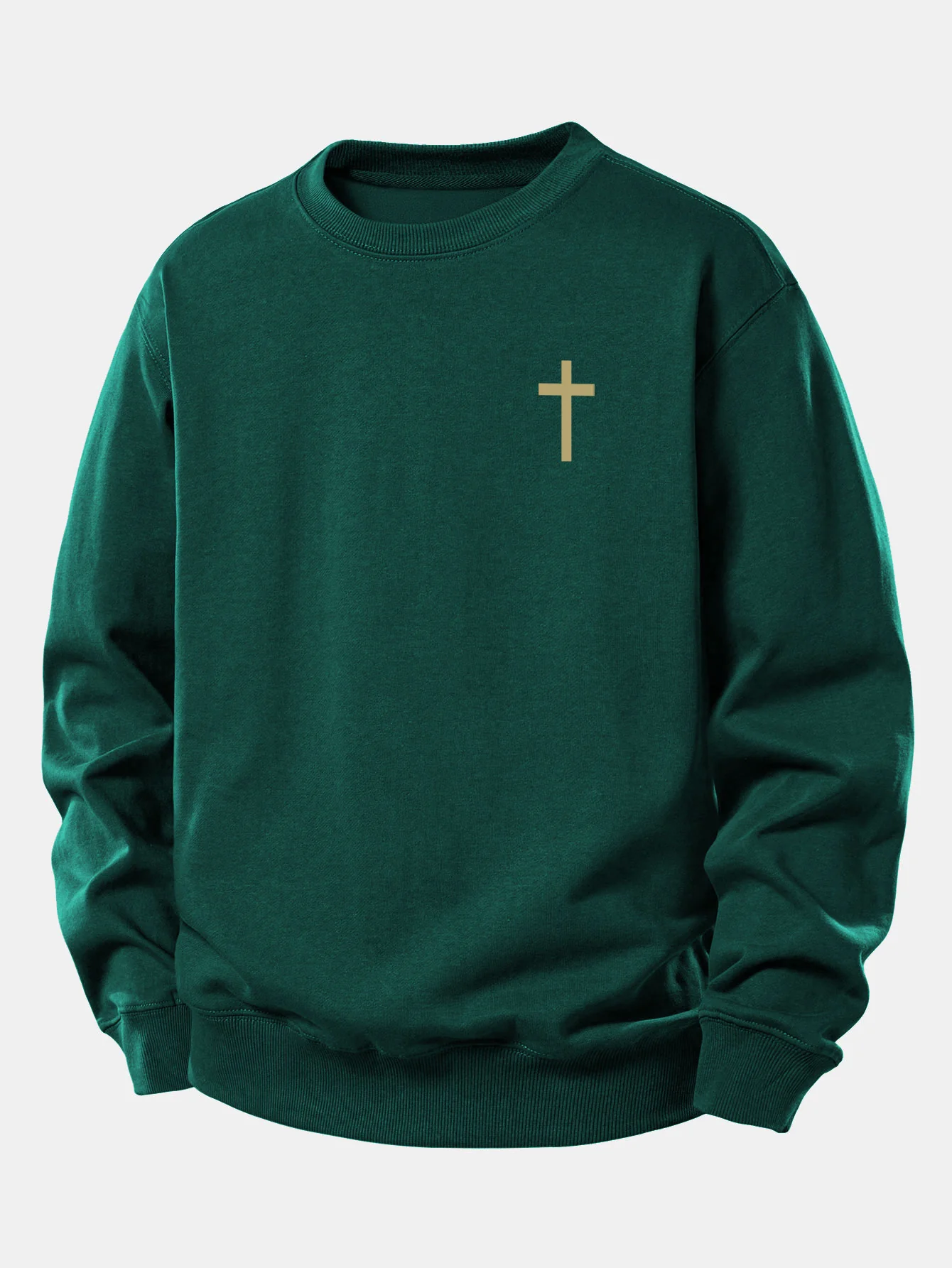 Faith Over Fear Print Relax Fit Sweatshirt - Image 20