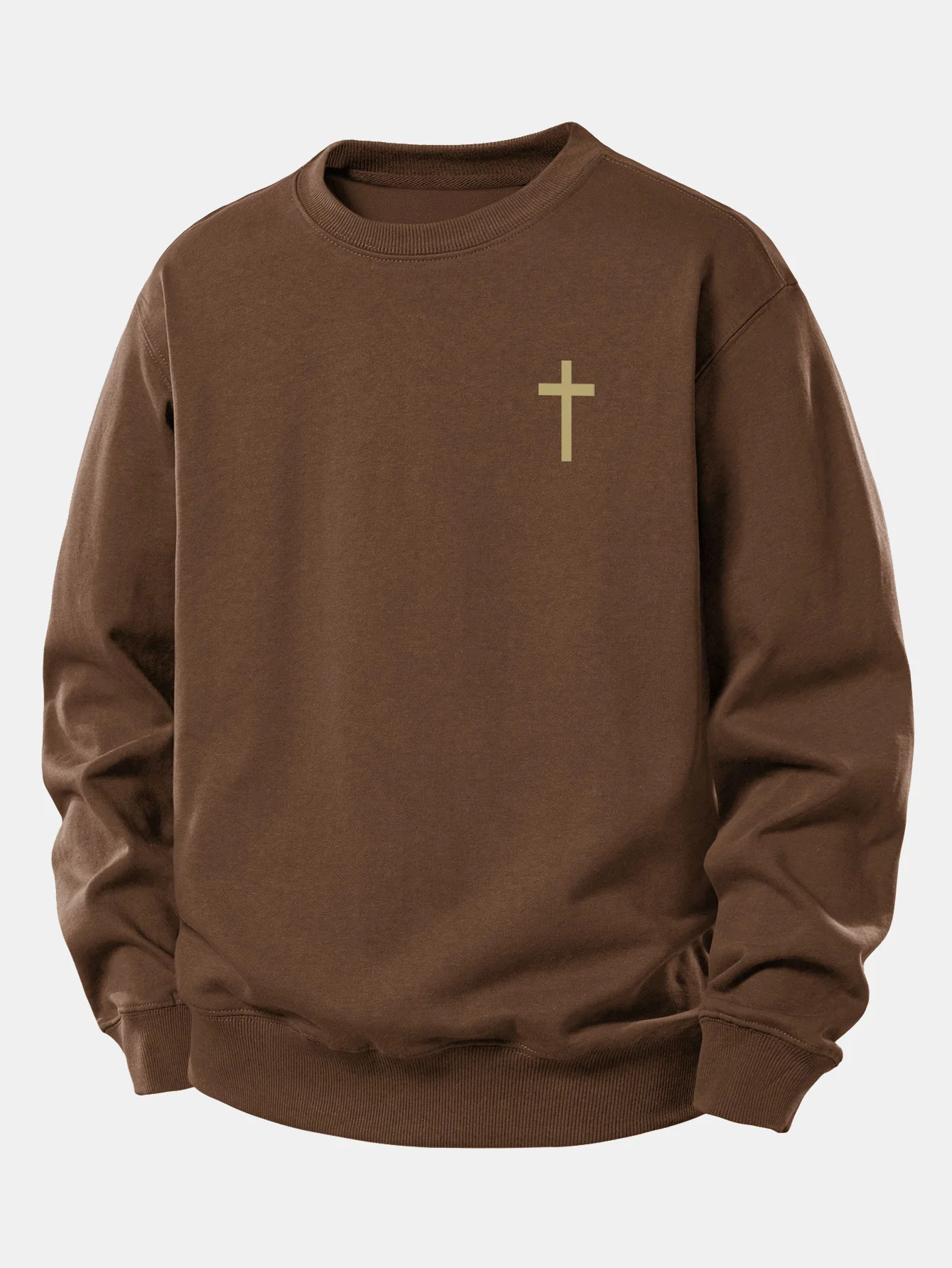 Faith Over Fear Print Relax Fit Sweatshirt - Image 4