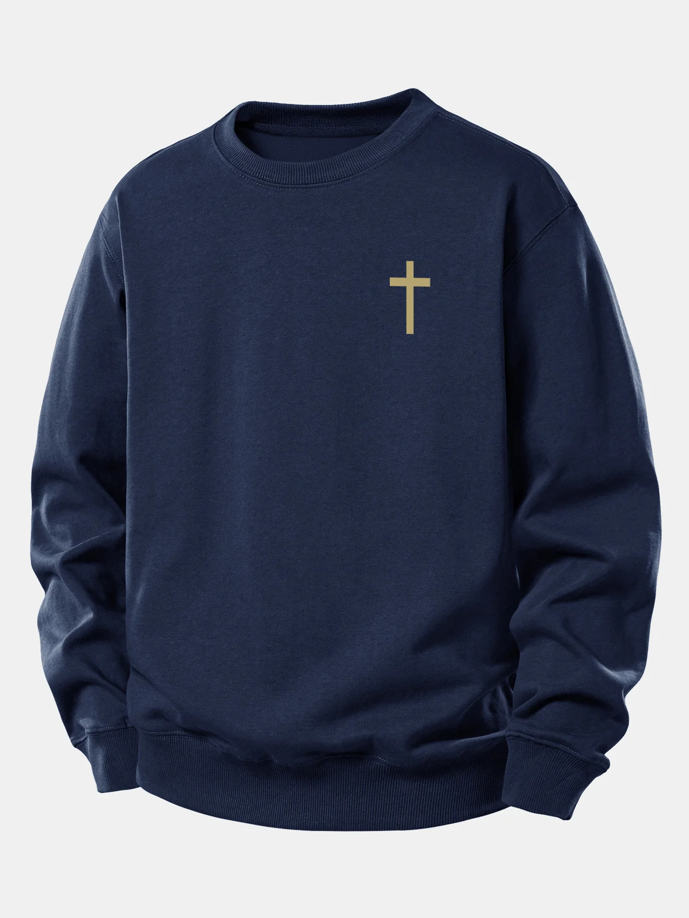 Faith Over Fear Print Relax Fit Sweatshirt - Image 6