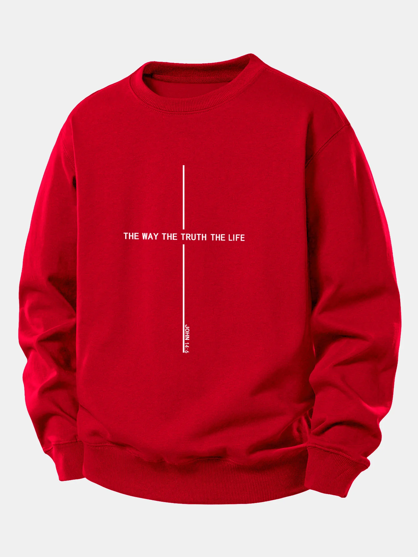 Faith Print Relax Fit Sweatshirt - Image 10