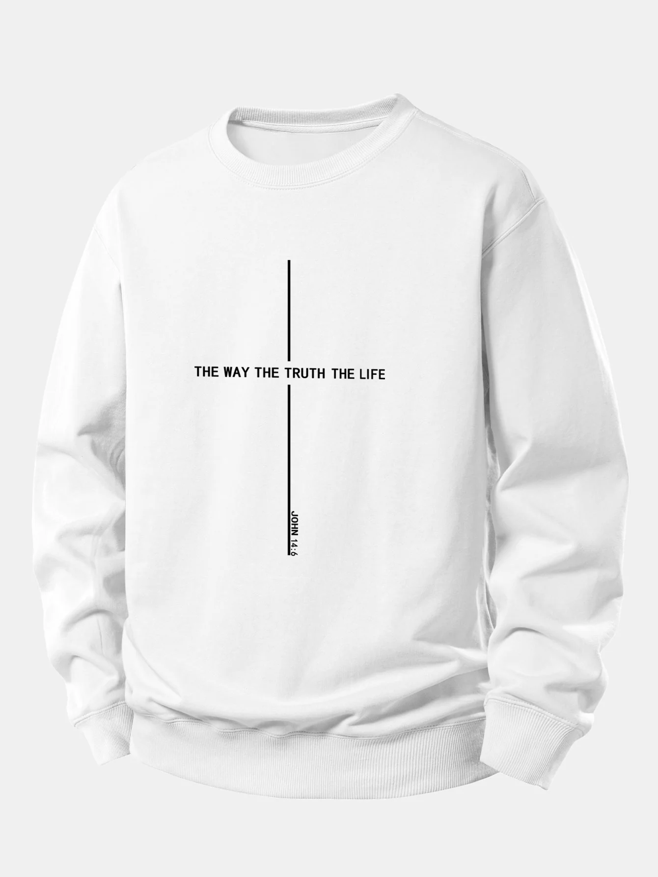 Faith Print Relax Fit Sweatshirt - Image 2
