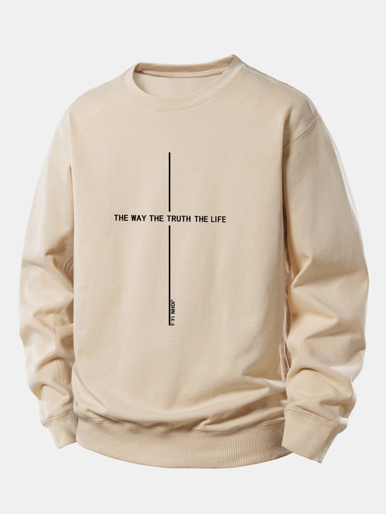 Faith Print Relax Fit Sweatshirt - Image 3