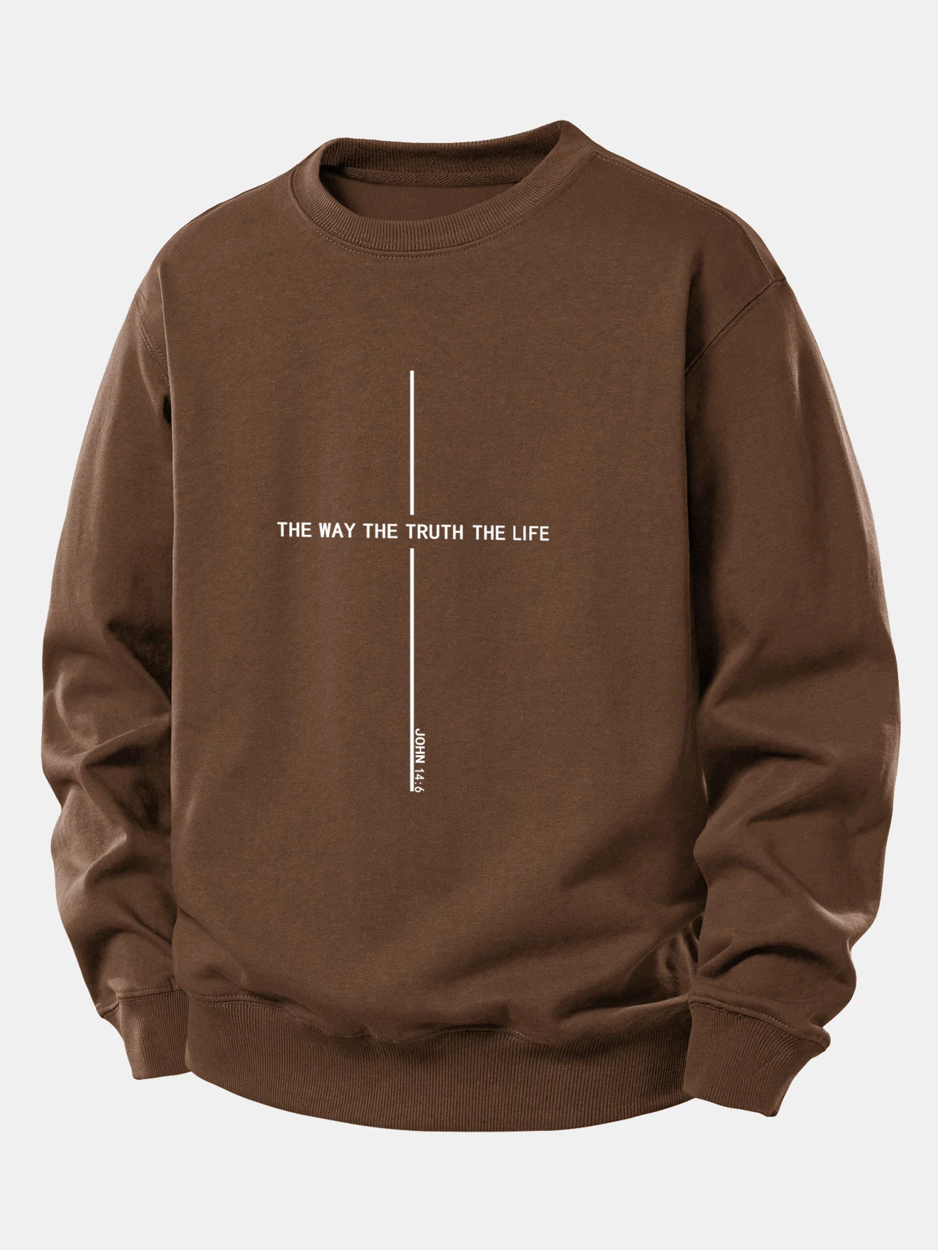 Faith Print Relax Fit Sweatshirt - Image 4