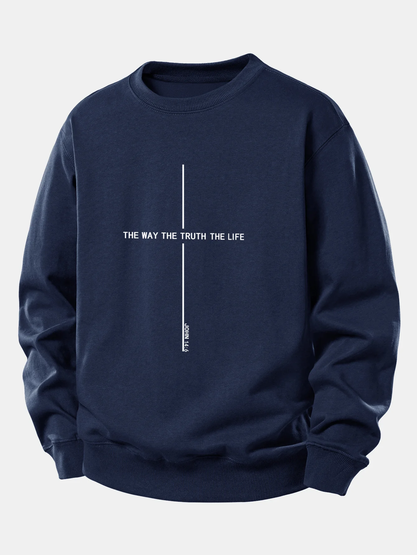 Faith Print Relax Fit Sweatshirt - Image 7
