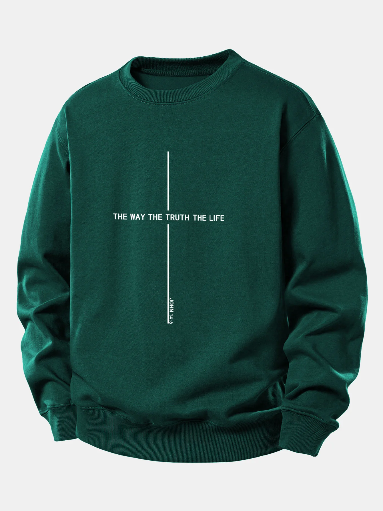 Faith Print Relax Fit Sweatshirt - Image 9