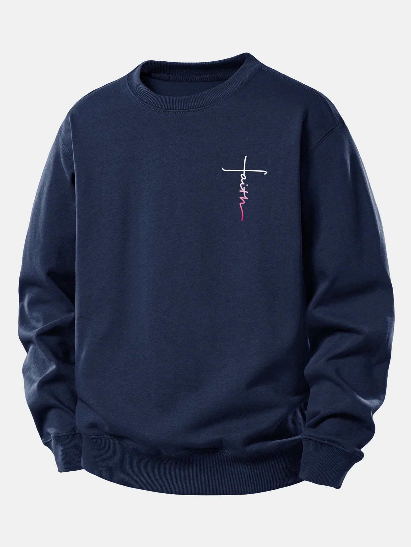 Faith Print Relax Fit Sweatshirt - Image 2