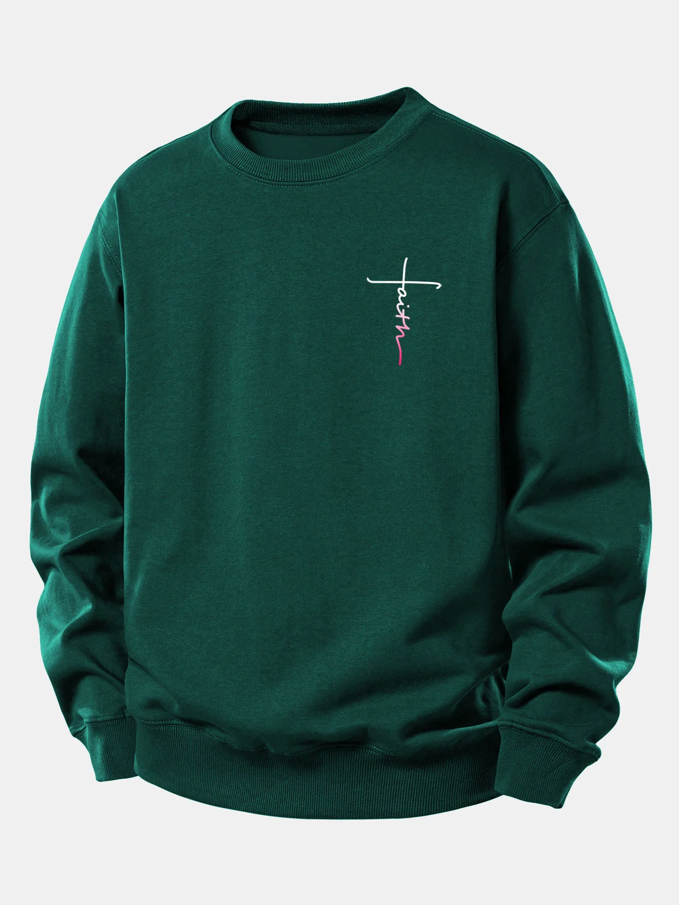Faith Print Relax Fit Sweatshirt - Image 6