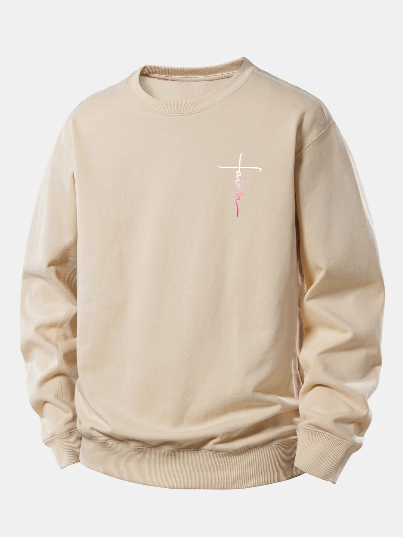 Faith Print Relax Fit Sweatshirt - Image 8