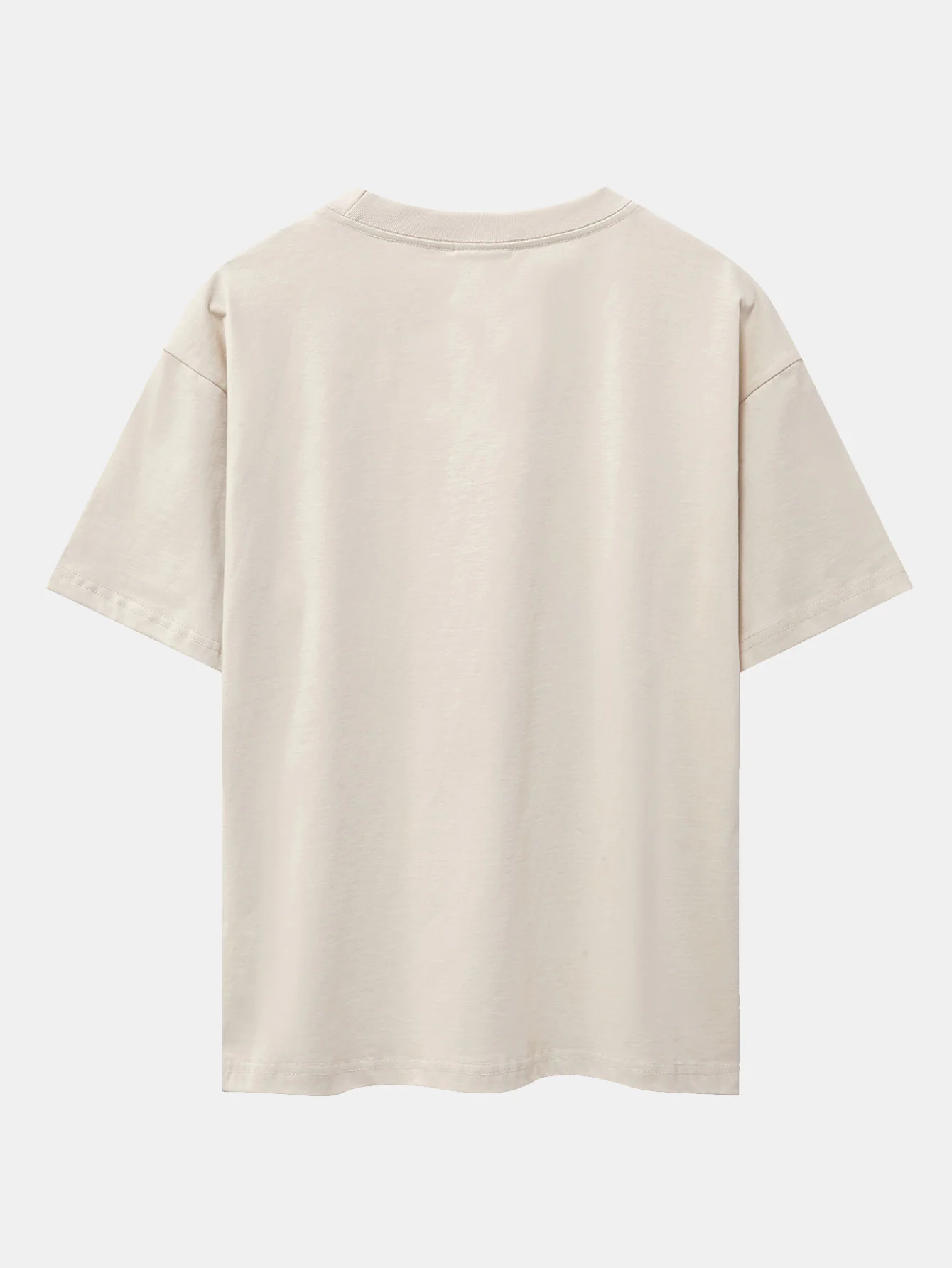 Gott Slogan Druck Drop Shoulder Oversize T-Shirt - Image 4