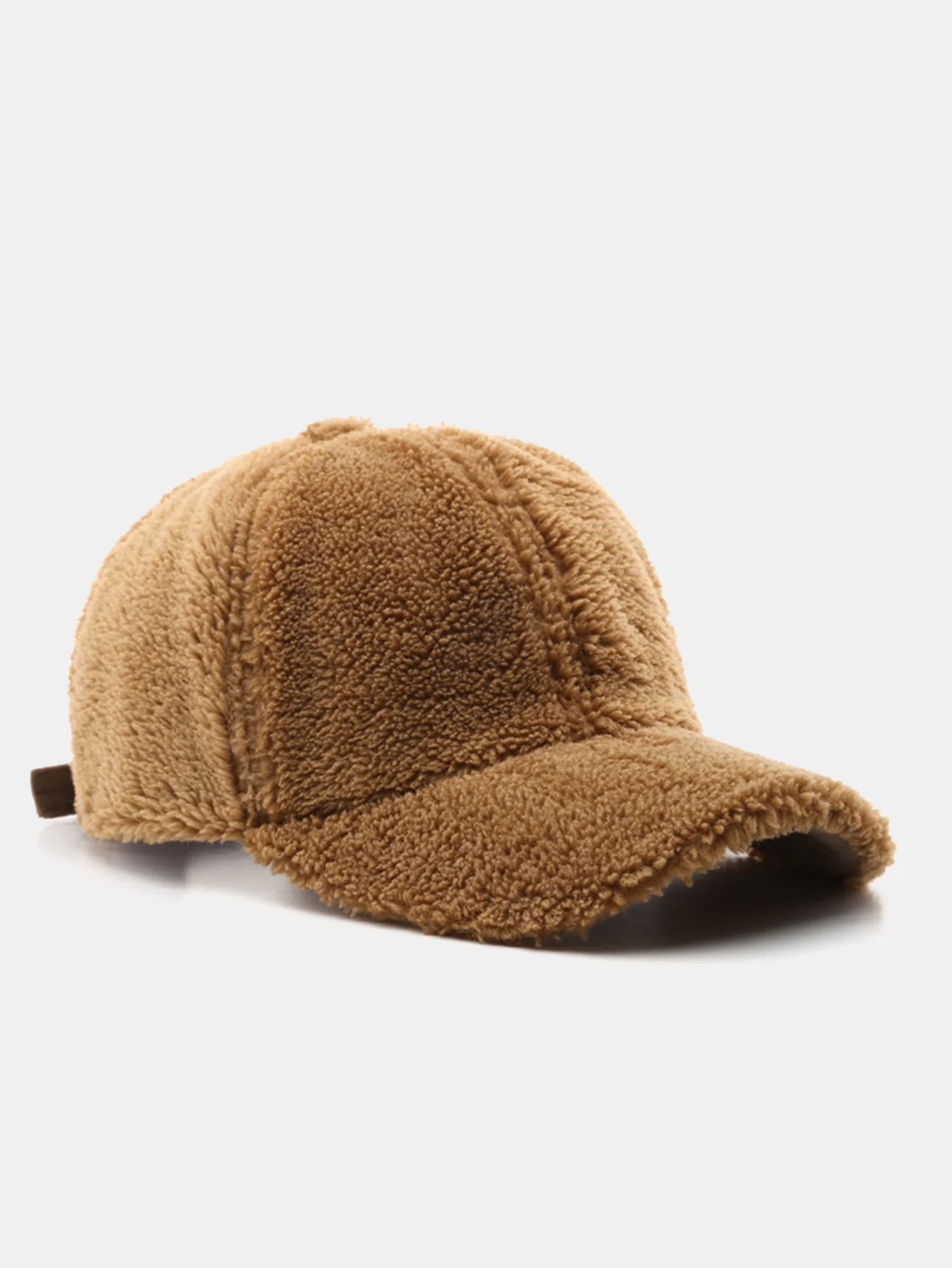 Modische Retro Warme Körnige Fleece Baseballkappe