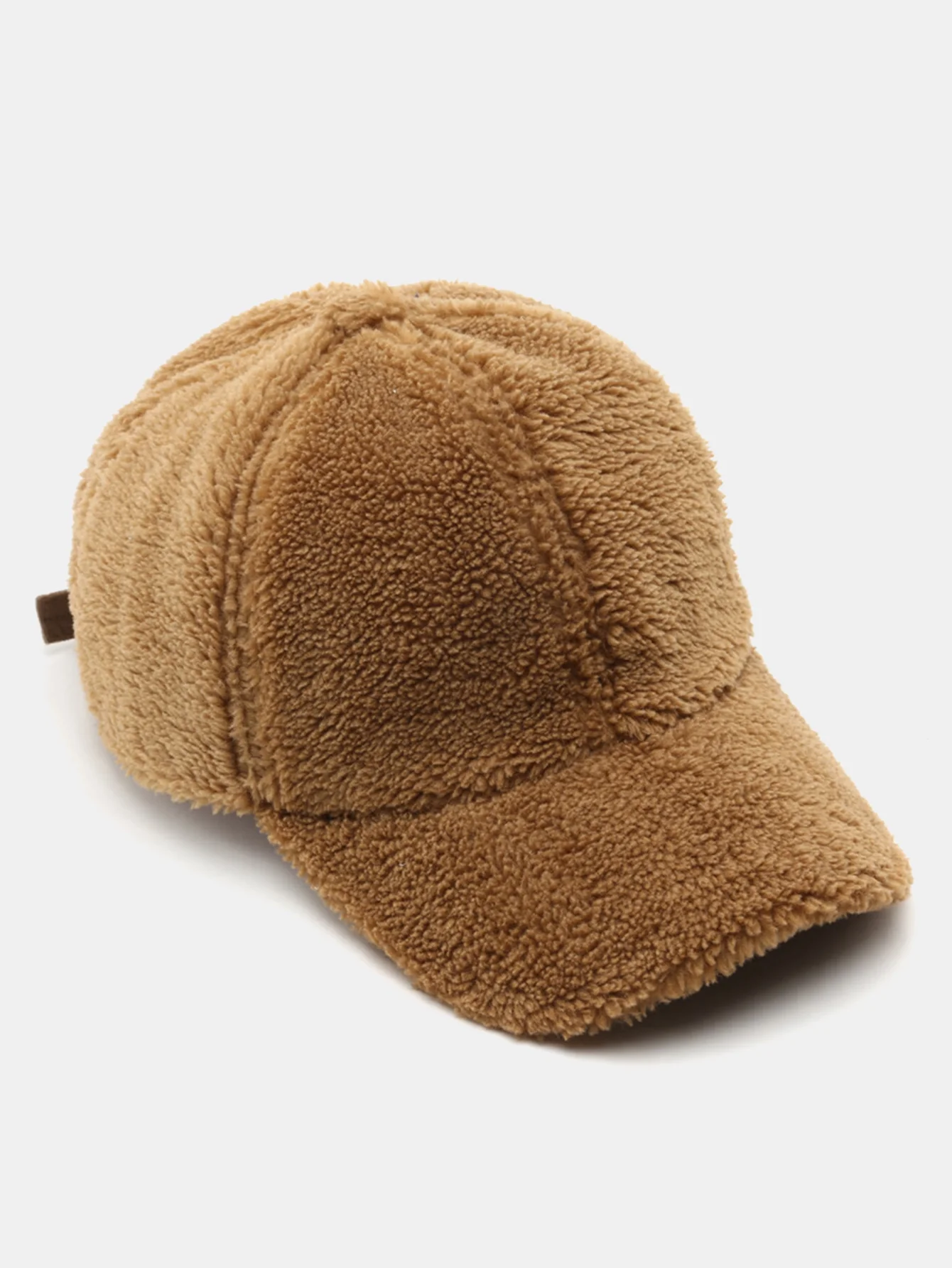 Modische Retro Warme Körnige Fleece Baseballkappe - Image 6