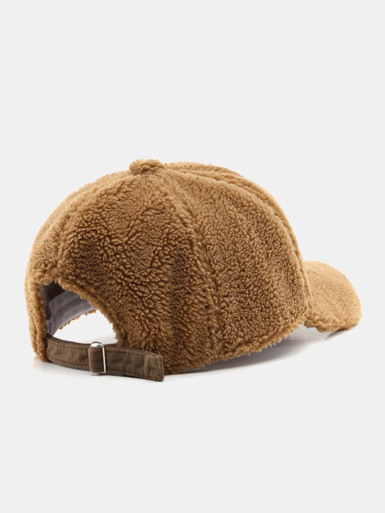 Modische Retro Warme Körnige Fleece Baseballkappe - Image 8