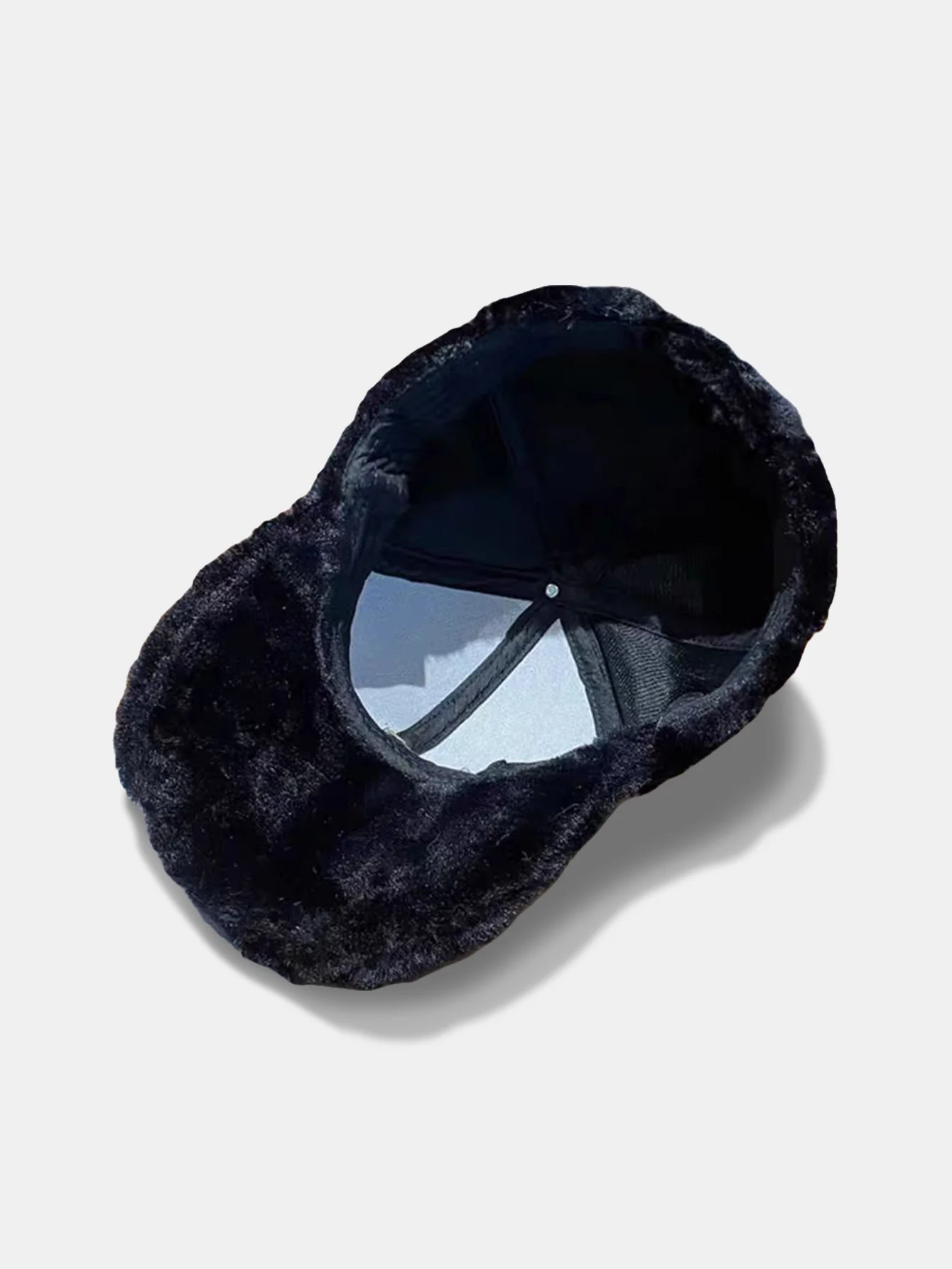 Fashion Warm Fleece-Lined Letter R Baseball Cap - Image 6