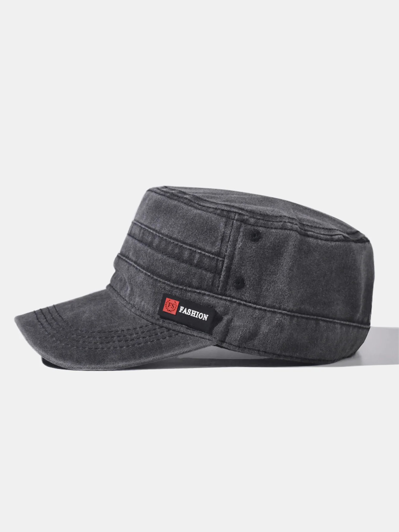 Fashionable Washed Distressed Flat Cap - Image 6
