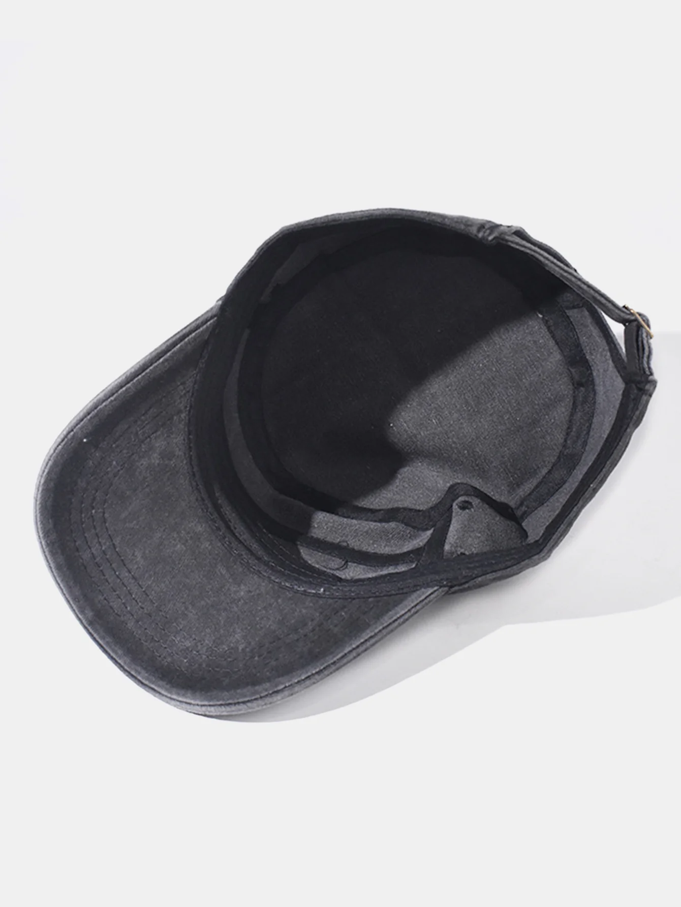 Fashionable Washed Distressed Flat Cap - Image 7