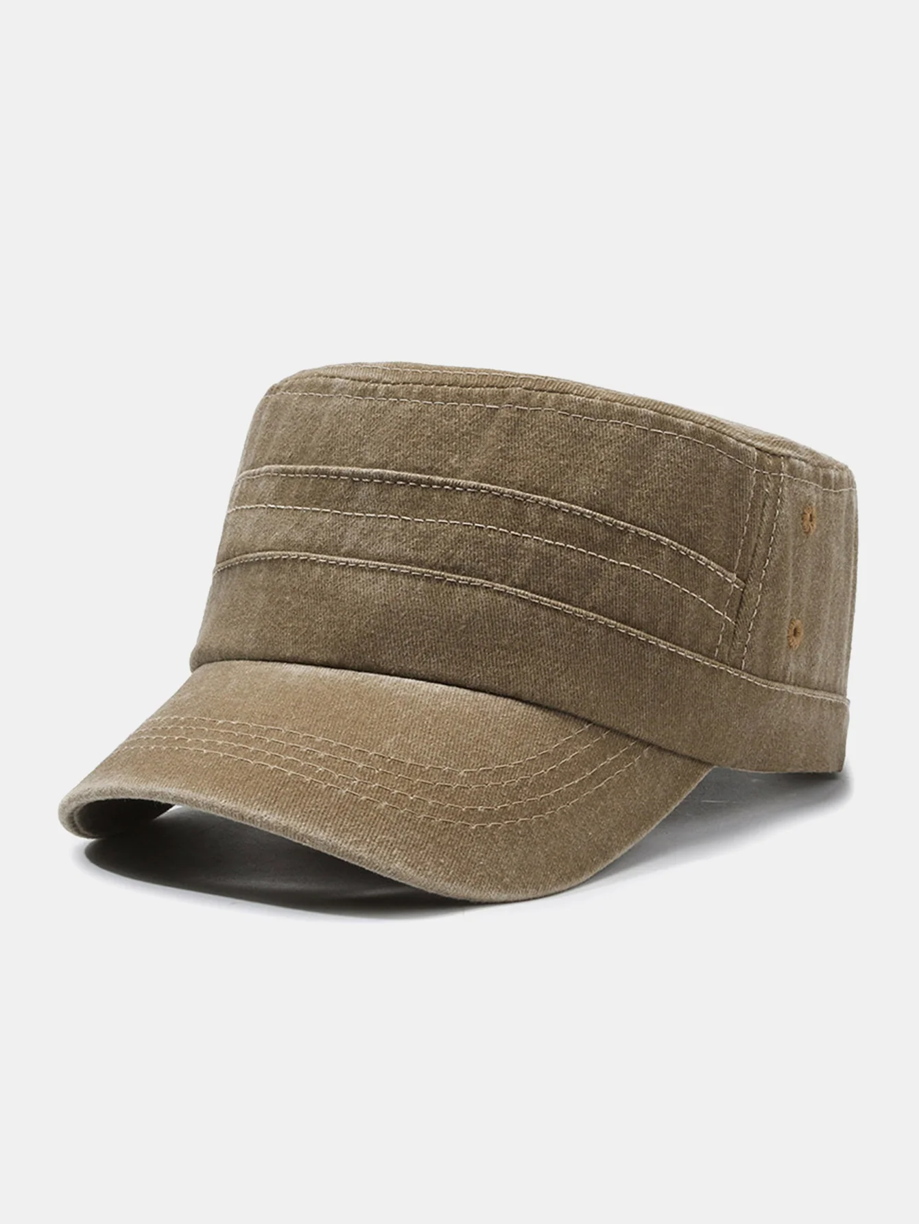 Fashionable Washed Distressed Flat Cap
