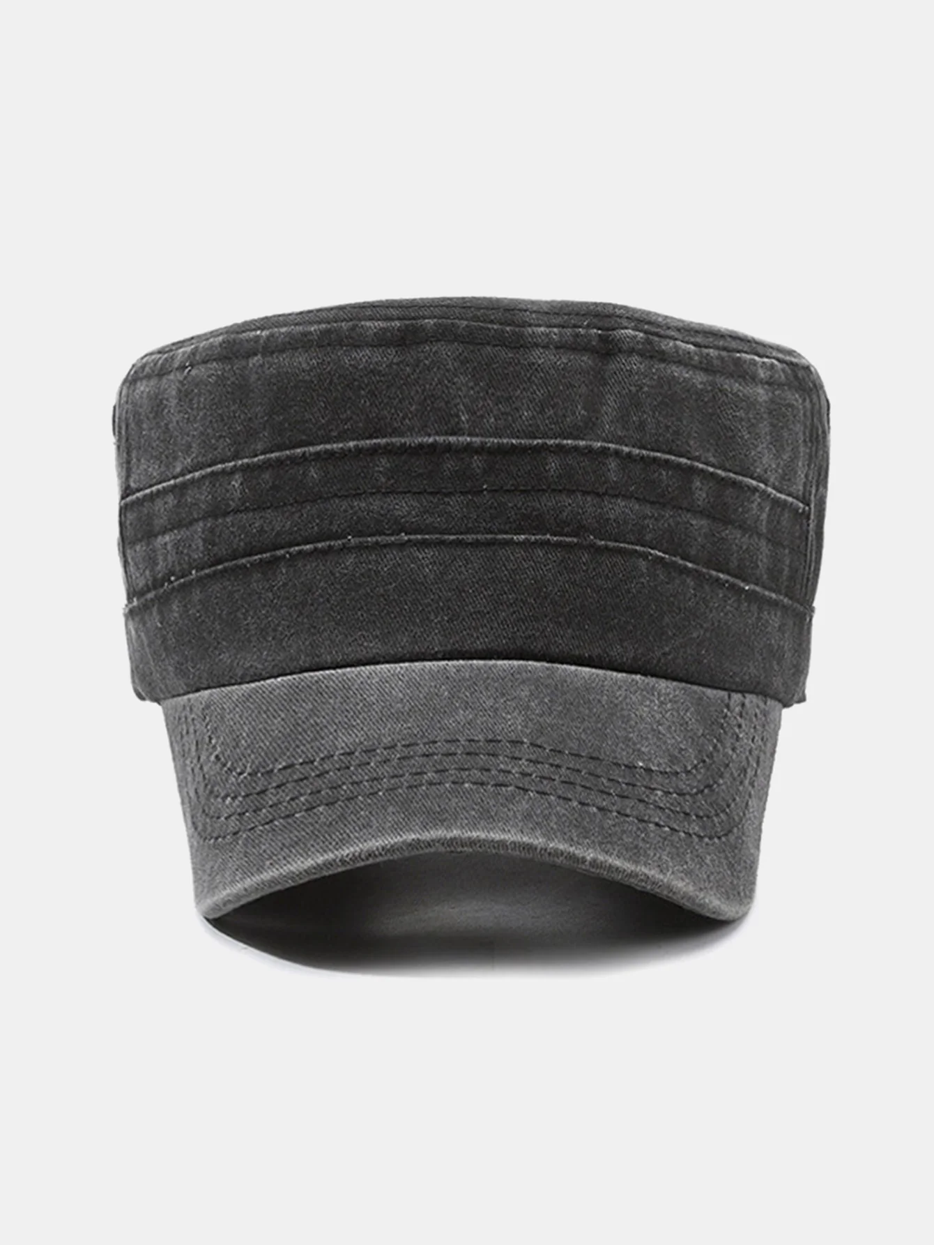 Fashionable Washed Distressed Flat Cap - Image 7