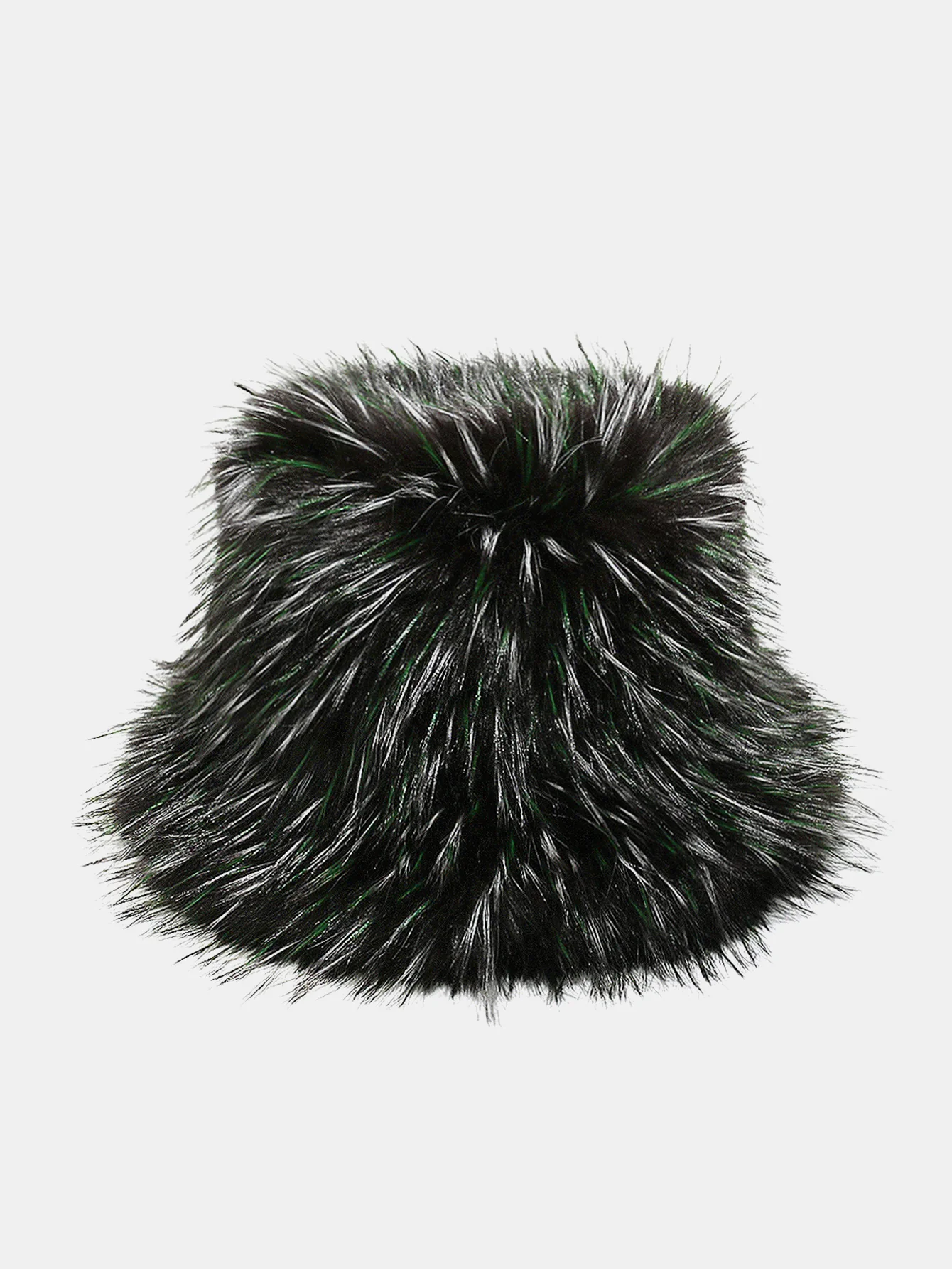 Faux Fox Fur Thickened Fur Plush Bucket Hat - Image 4