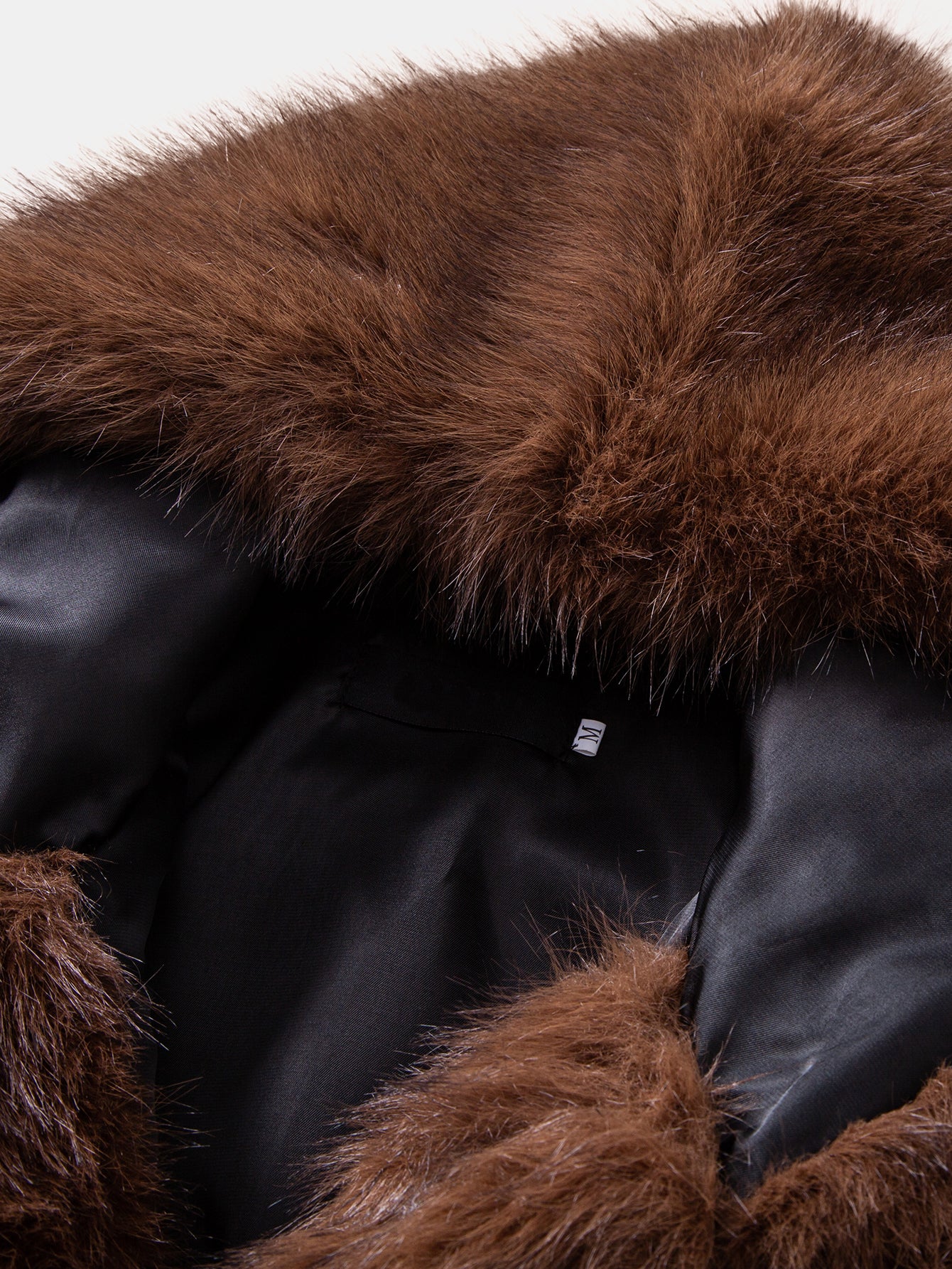 Faux Fur Hooded Overcoat - Image 5