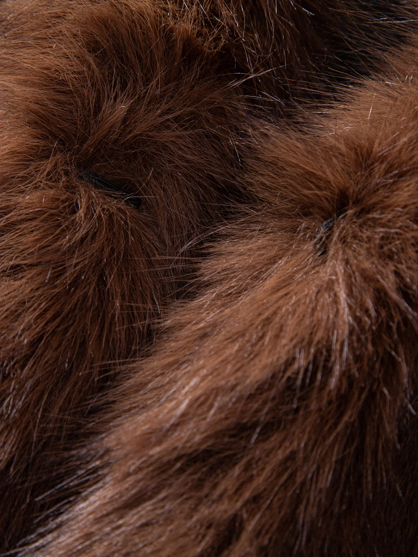 Faux Fur Hooded Overcoat - Image 6
