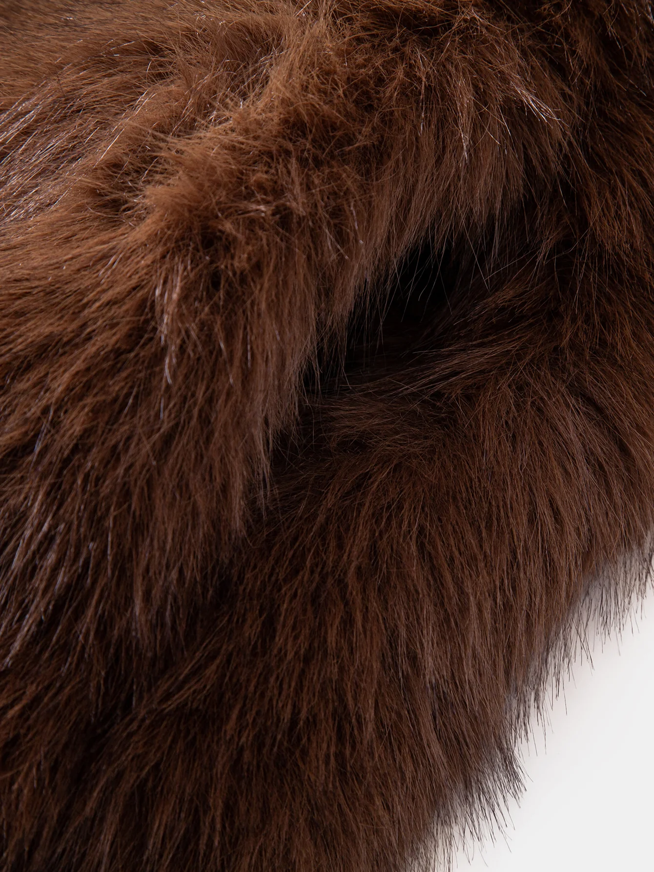 Faux Fur Hooded Overcoat - Image 8
